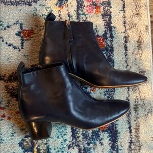 Everlane navy ankle boots